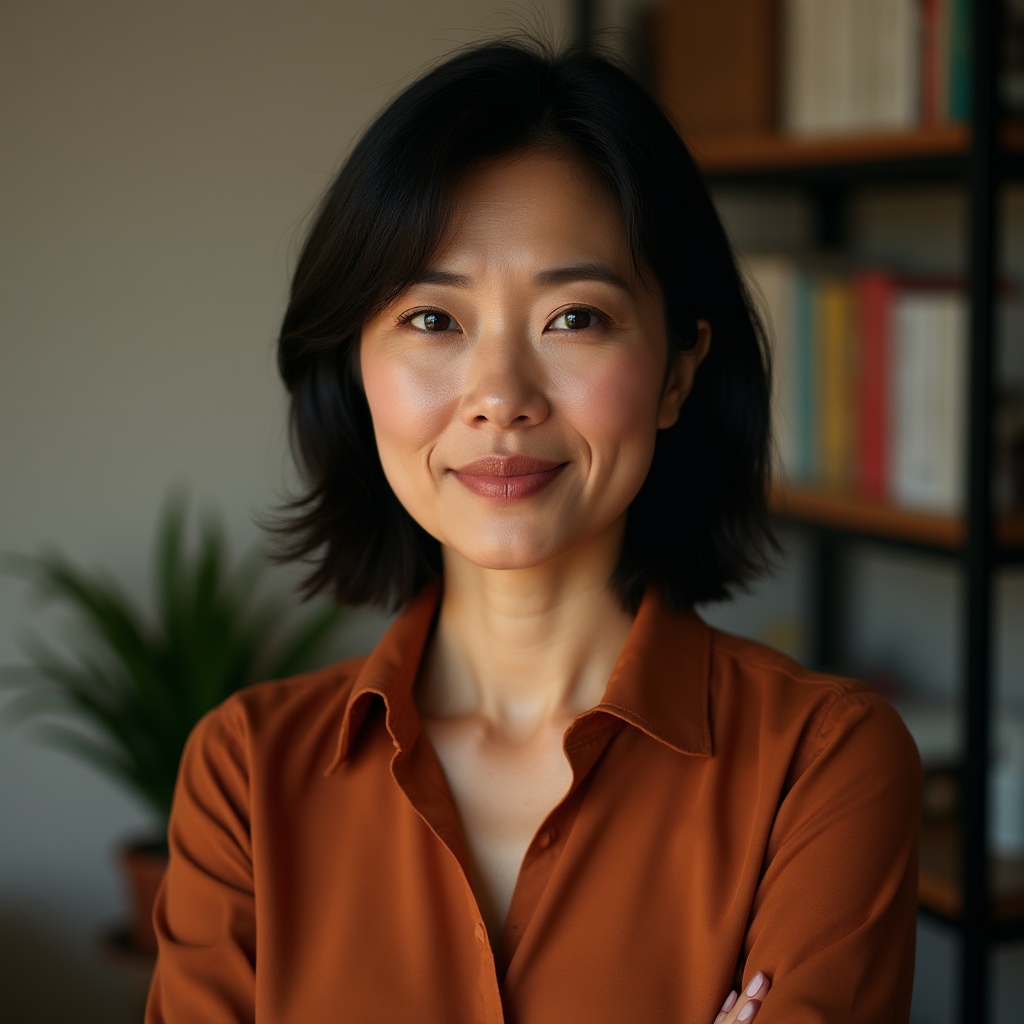 Portrait of Elena Cho, lead facilitator