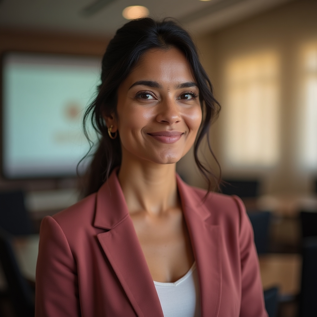 Portrait of Priya Nair, facilitator